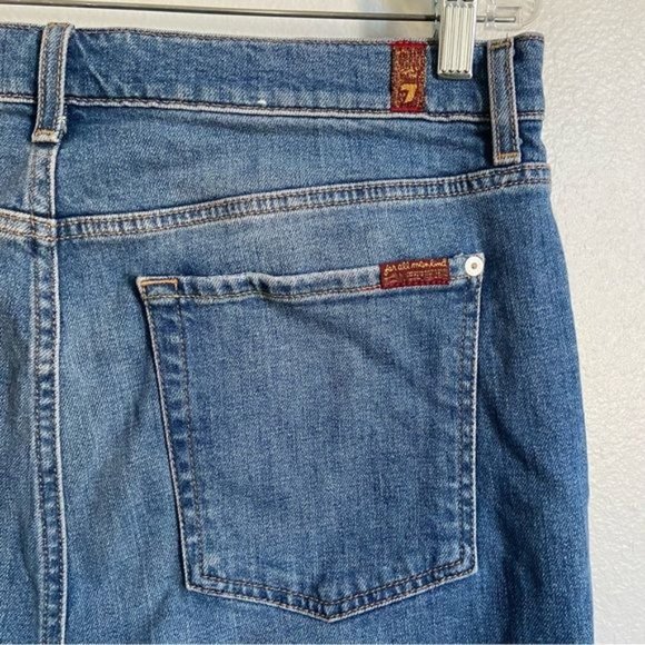 7 For All Mankind High Waist Slim Kick Jeans - Picture 6 of 11